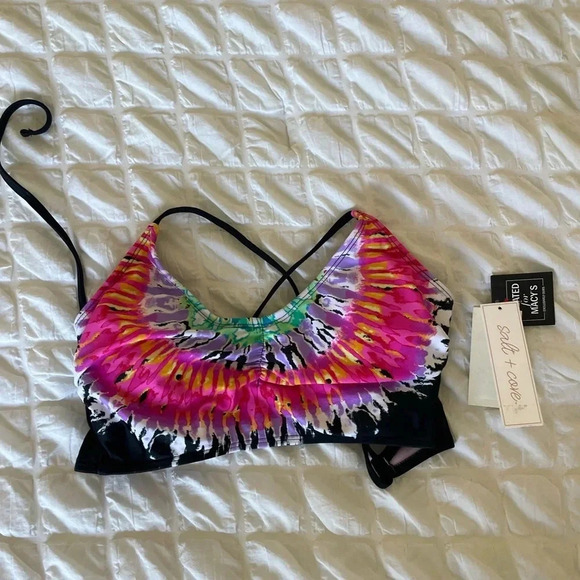 Salt & Cove tye dye bikini top - Picture 4 of 9